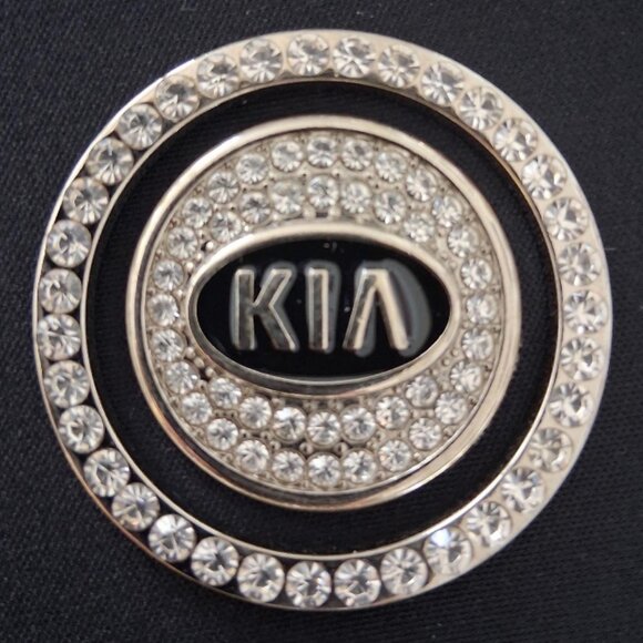 2pc. Metal Car Push Start Button Rhinestone Ring And Cap/Car Bling/Car interior - Picture 1 of 2